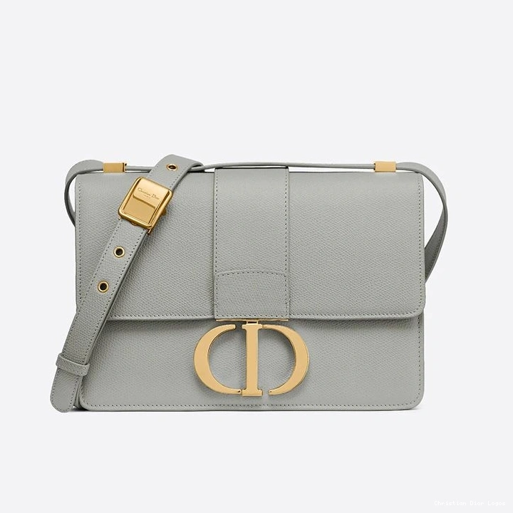 Cheap Grey Calfskin Bag Dior Grained 30 Montaigne 0723 Luxury